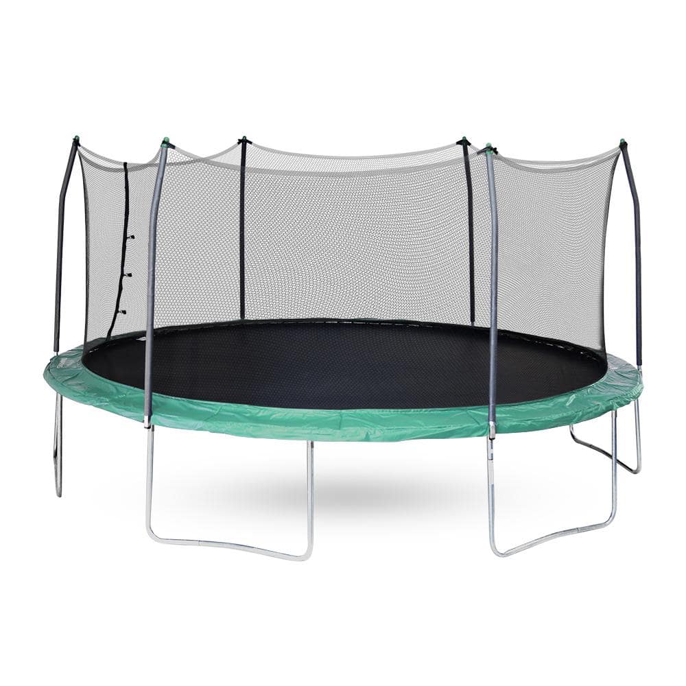 Skywalker Trampolines 17 ft. Oval Trampoline with Enclosure - Green