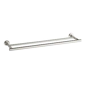 Purist 24 in. Wall Mounted Towel Bar in Vibrant Polished Nickel