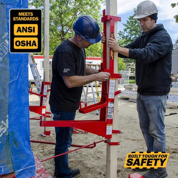 MetalTech Steel Pump Jack Scaffolding System with Workbench