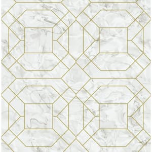 Gold Seraphina Peel and Stick Wallpaper Sample
