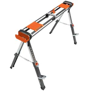 46 in. x 29 in. Lightweight Aluminum Adjustable Height Collapsible Sawhorse