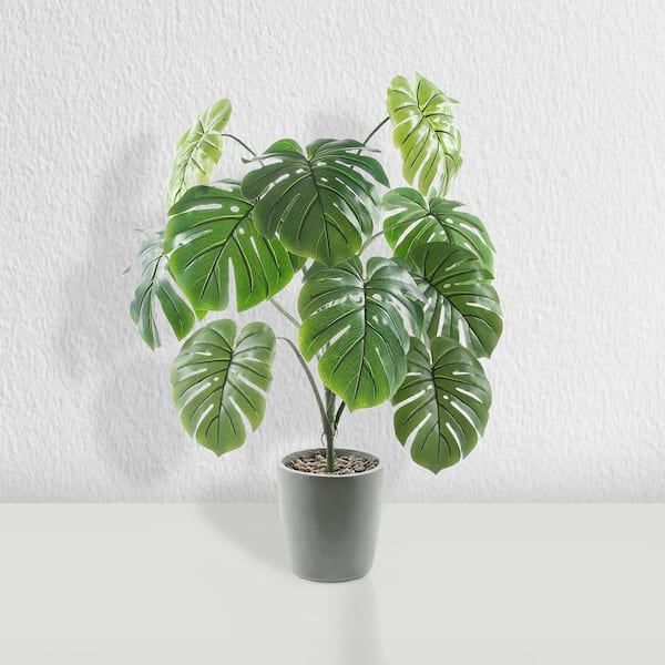 Popular Silk Artificial Hanging Monstera Plant Faux Vines Hanging