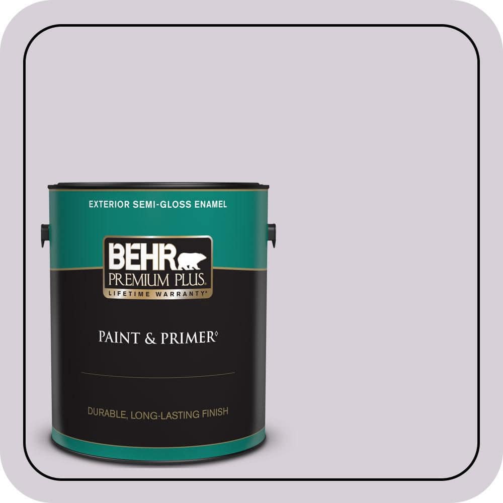 1 gal. #670E-3 Lilac Mauve Semi-Gloss Enamel Exterior Paint & Primer price history on PriceWatchPro
