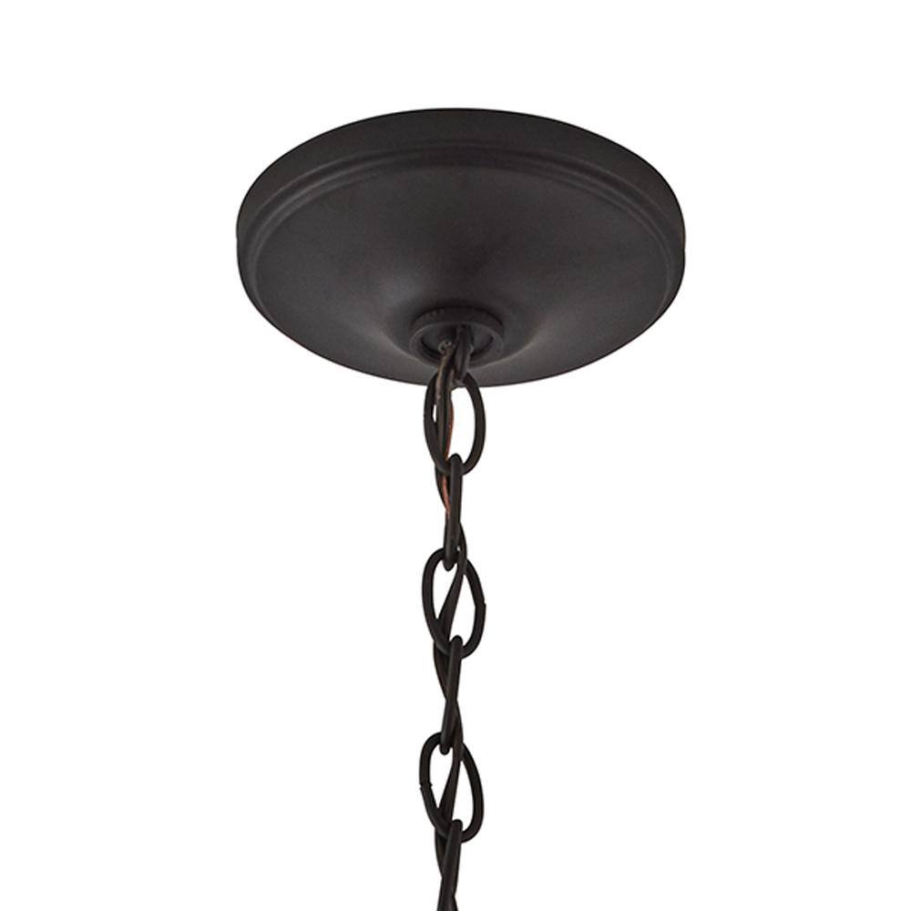Larkin 22.25" Distressed Bronze 3-Light Pendant