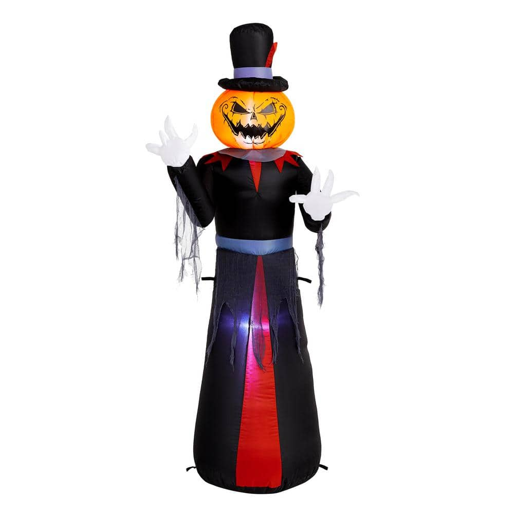 Home Accents Holiday 5 ft Jack-O-Lantern Head Reaper Halloween Inflatable