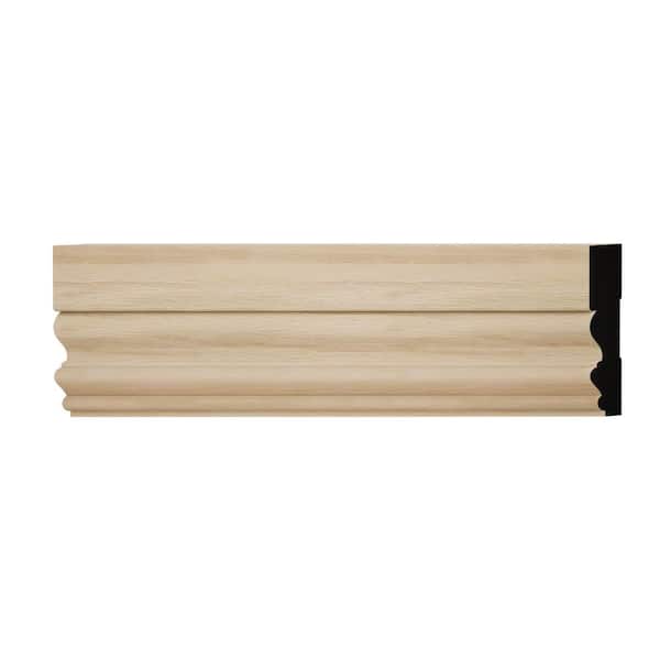 Ekena Millwork VICC 0.69 in. D x 3.5 in. W x 6 in. L Wood (White Oak) Casing Sample