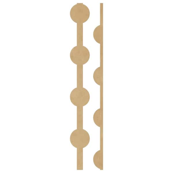 Ekena Millwork Pomeroy 0.125 in. T x 0.33 ft. W x 4 ft. L Grey Acrylic Resin Decorative Wall Paneling 12-Pack