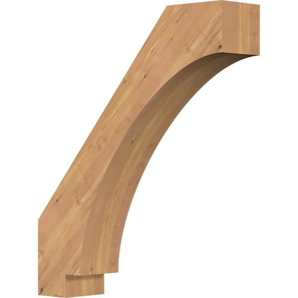 Ekena Millwork 5 1/2"W x 24"D x 28"H Imperial Smooth Knee Brace, Western Red Cedar