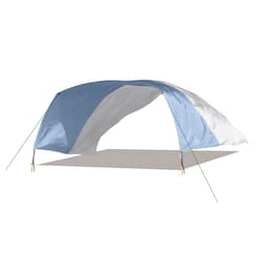 10 ft. x 10 ft. Blue Beach Tent