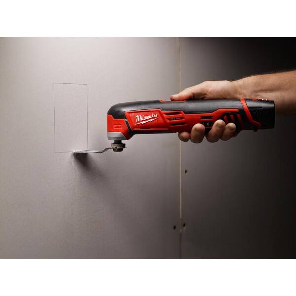 Milwaukee - M12 12V Lithium-Ion Cordless Combo Kit (5-Tool) W/ (3) 1.5Ah Batteries, Charger & Tool Bag
