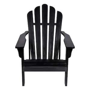 Westport II Black Wood Adirondack Chair