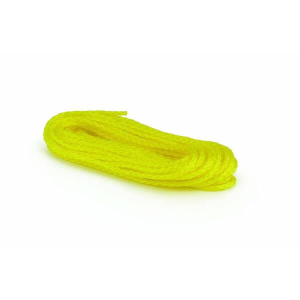 Everbilt 3/8 in. x 50 ft. Yellow Polypropylene Hollow Braid Rope