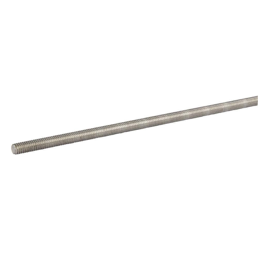 ALL AMERICA THREADED PRODUCTS 1/2 in. x 3 ft. Aluminum (Coarse ...
