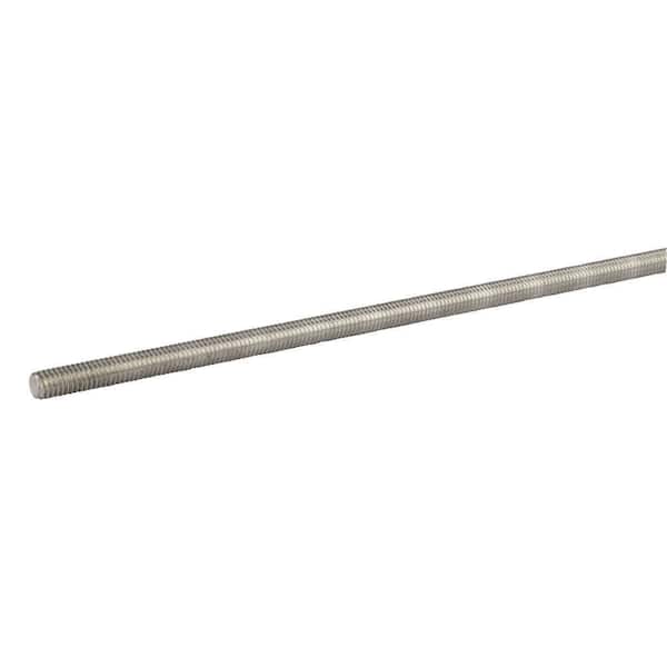 ALL AMERICA THREADED PRODUCTS 1/2 in. x 3 ft. Aluminum (Coarse ...
