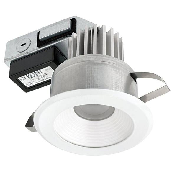 Globe Electric 4 in. IC Rated Energy Star Certified White Integrated Dimmable Recessed LED Lighting Kit