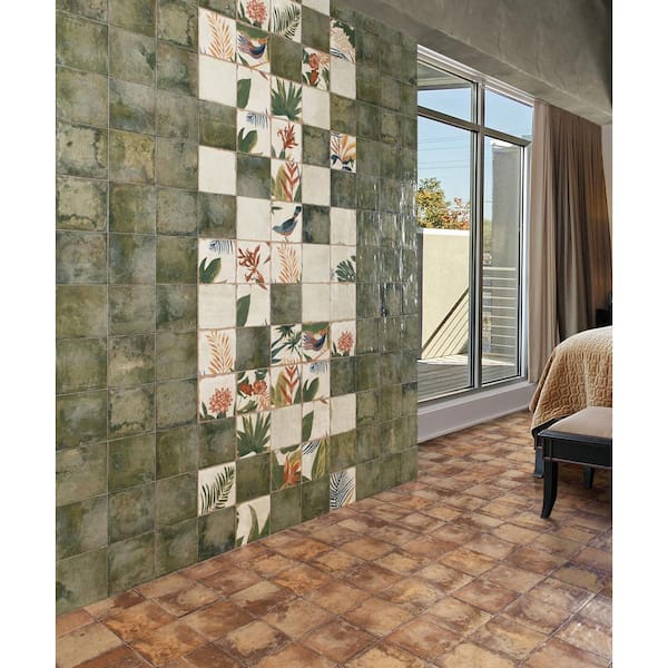 Ivy Hill Tile Angela Harris Green 8 in. x 8 in. Polished