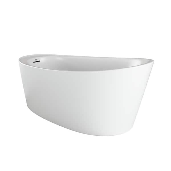 ピヨスケ Jacuzzi BRIA 67 in. x 33.5 in. Soaking Bathtub with Center Drain