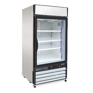 X-Series 12 cu. ft. Single Door Commercial Upright Merchandiser Freezer in White