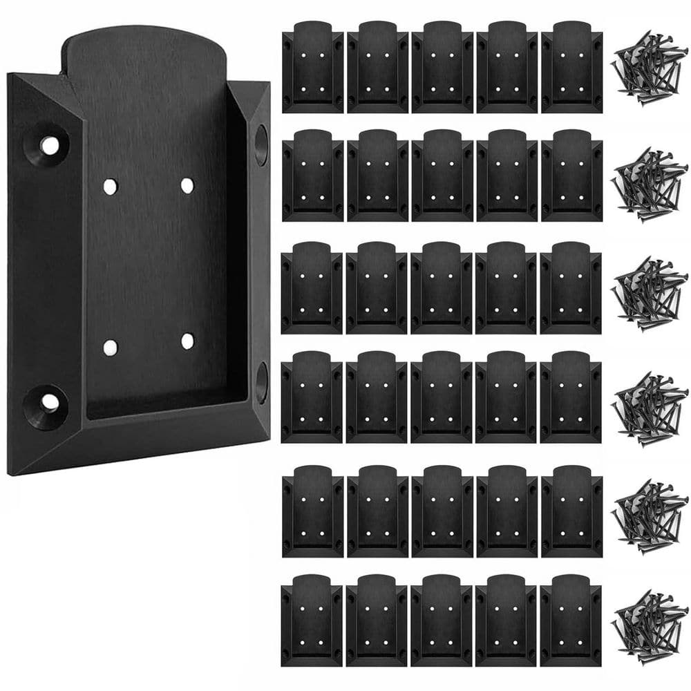 Afoxsos 30-Piece Nylon Deck Railing Brackets Connectors for 2 x 4