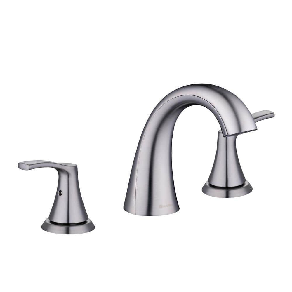 Arnette 8 in. Widespread Double-Handle High-Arc Bathroom Faucet in Brushed Nickel price history on PriceWatchPro