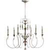 Quorum INTERNATIONAL Salento 6-Light Persian White Chandelier 6006-6-70 ...