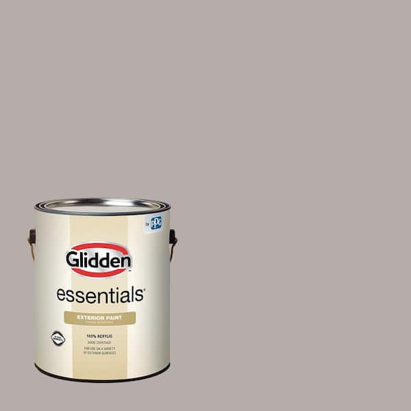 Glidden Essentials 1 gal. PPG1005-4 Slate Pebble Semi-Gloss Exterior Paint