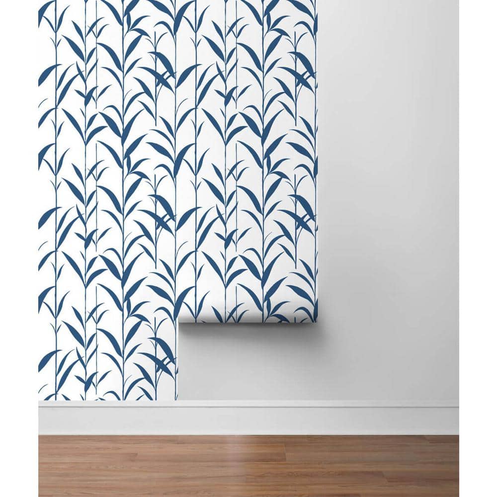NextWall Bamboo Leaves Peel and Stick Wallpaper