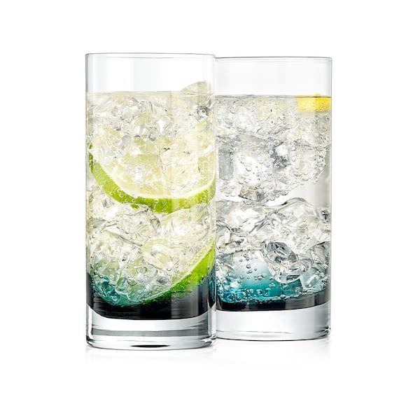 NutriChef 12.5 oz. Highball Drinking Glass Set (Set of 2)