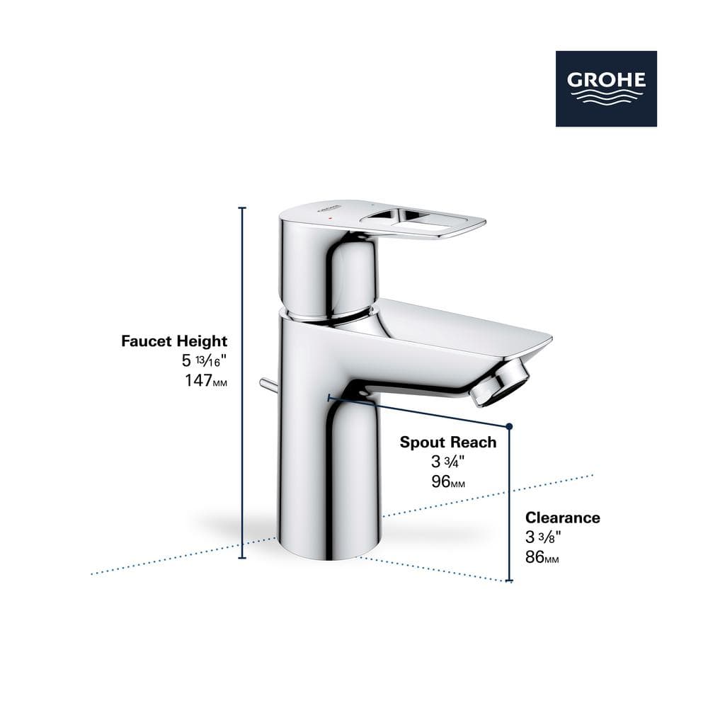 Starlight Chrome Single Hole Bathroom Faucet