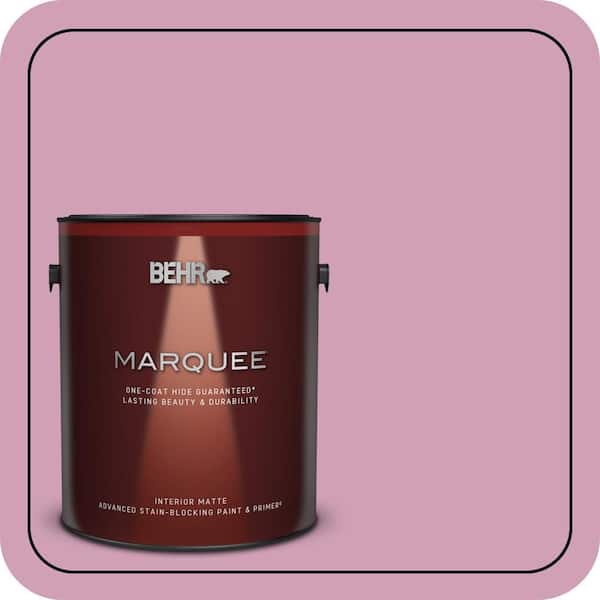 BEHR MARQUEE 1 gal. #M130-4 Raspberry Smoothie Matte Interior Paint & Primer