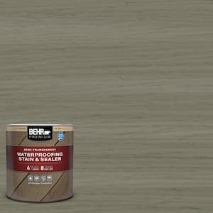 1 qt. #ST-144 Gray Seas Semi-Transparent Waterproofing Exterior Wood Stain and Sealer