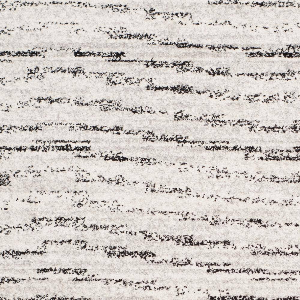 Ivory and Silver 8' x 10' Reversible Rectangular Area Rug