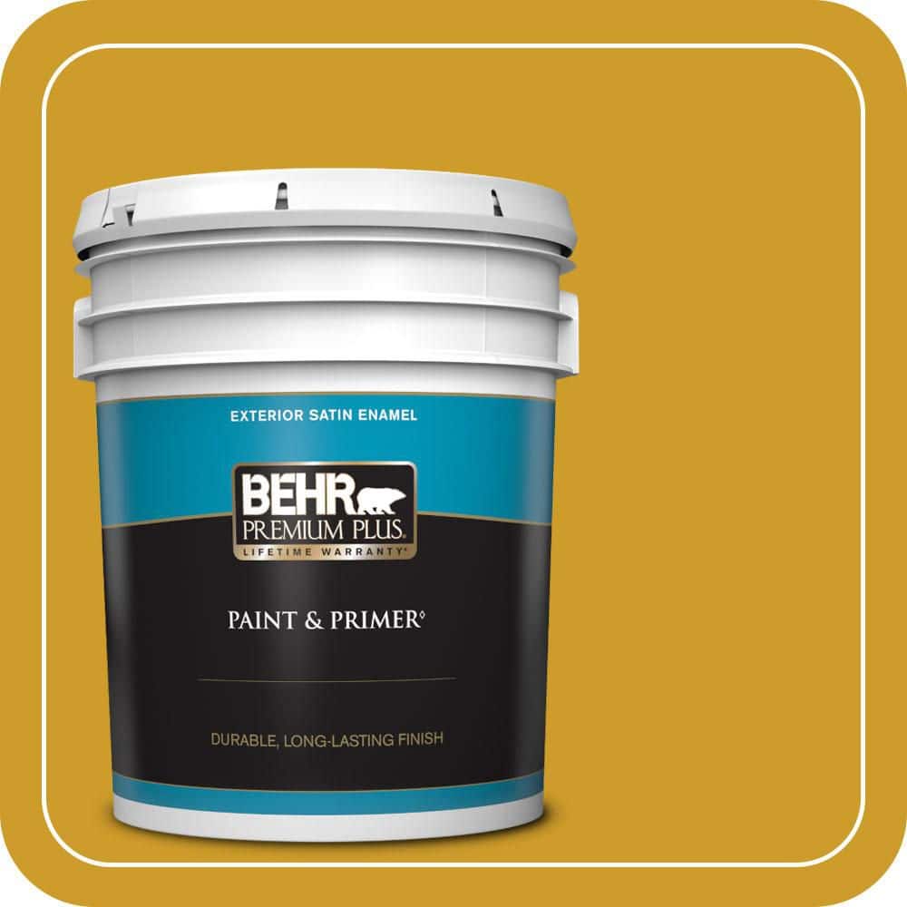 5 gal. #T16-09 Citronne Satin Enamel Exterior Paint & Primer price history on PriceWatchPro