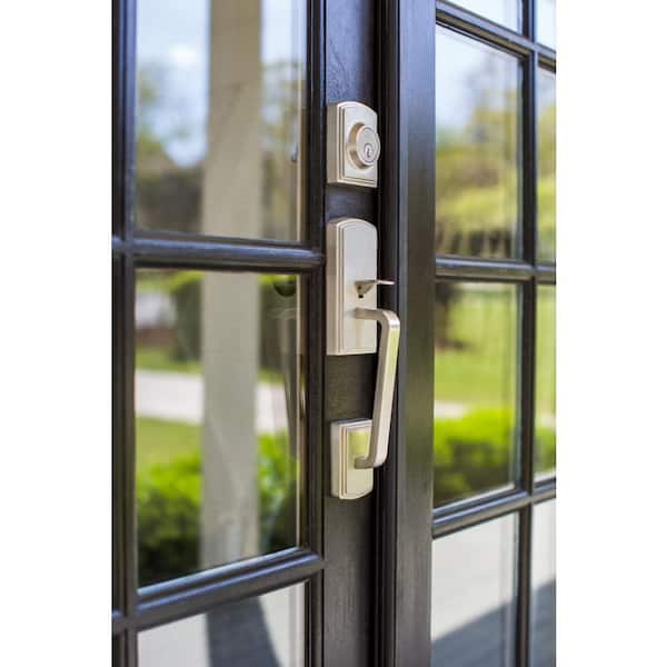Delaney Italian Collection Visconti Single Cylinder Black Door Handleset with Florini Interior Delaney Italian Collection Visconti Single Cylinder Black Door Handleset with Florini Interior