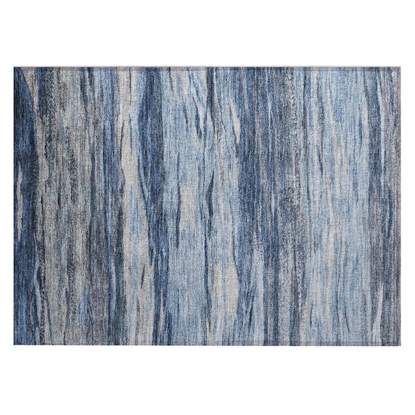 Chantille Machine Washable Indoor/Outdoor Abstract ACN1933 Blue 2 ft. x 3 ft. Accent Rug