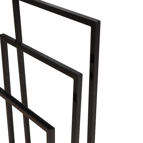 Unbranded - Black Metal Freestanding Rack 3-Tiers