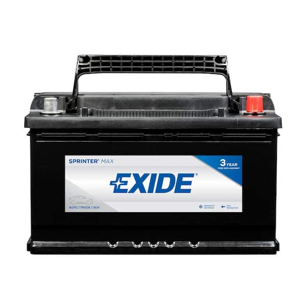Exide SPRINTER MAX 12 volts Lead Acid 6-Cell H7/L4/94R Group Size 800 Cold Cranking Amps (BCI) Auto Battery