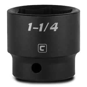 1/2 in. Drive 1-1/4 in. 6-Point SAE Shallow Impact Socket