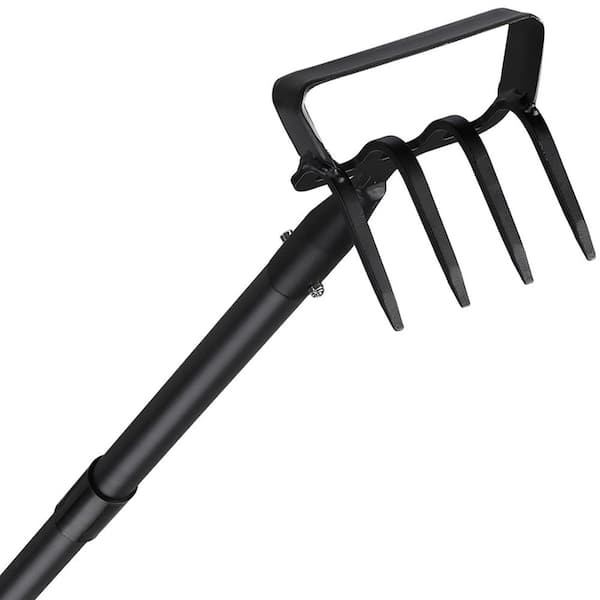 73 in. Weeder Heavy Duty Stirrup Hoe Cultivator 2 in 1 Manual Push Pull Scuffle Tool for Gardening Soil Grass