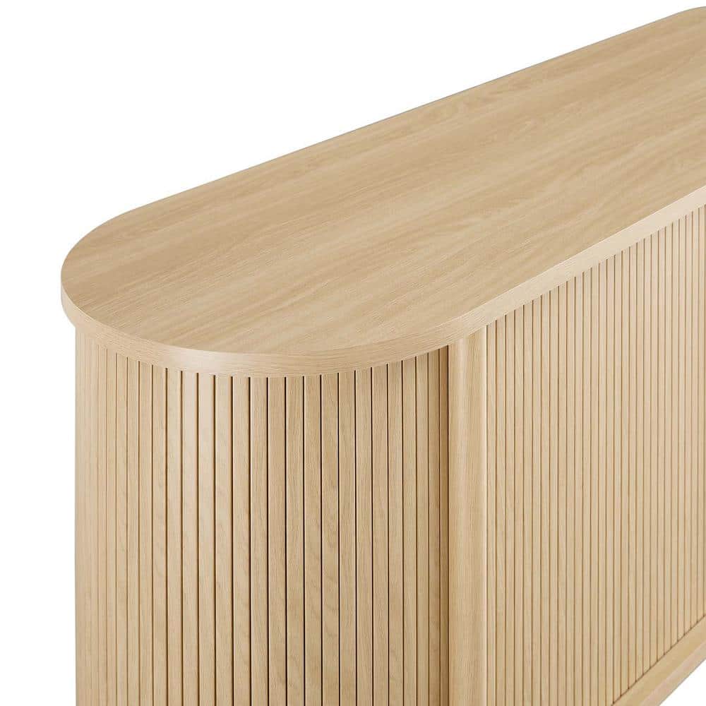 Cadence 63" Oak Sideboard with Fluted Details