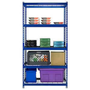 2x Workshop Shelf Heavy Duty Shelving Storage Shelving Unit Cellar Shelf 160x80x40 cm 