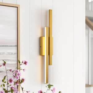 Aaron 2 - Light Gold Dimmable LED Wall Sconce