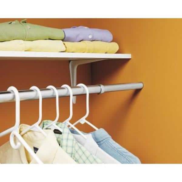 Lido Designs 20-30 in. Brushed Stainless Steel Extend and Lock Adjustable  Closet Rod LB-44-E103/2030 - The Home Depot