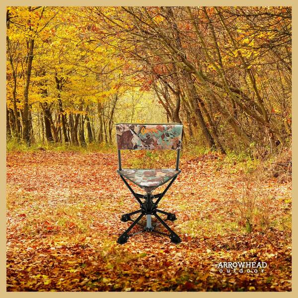 ARROWHEAD OUTDOOR 360°-Swiveling Compact Hunting Blind and