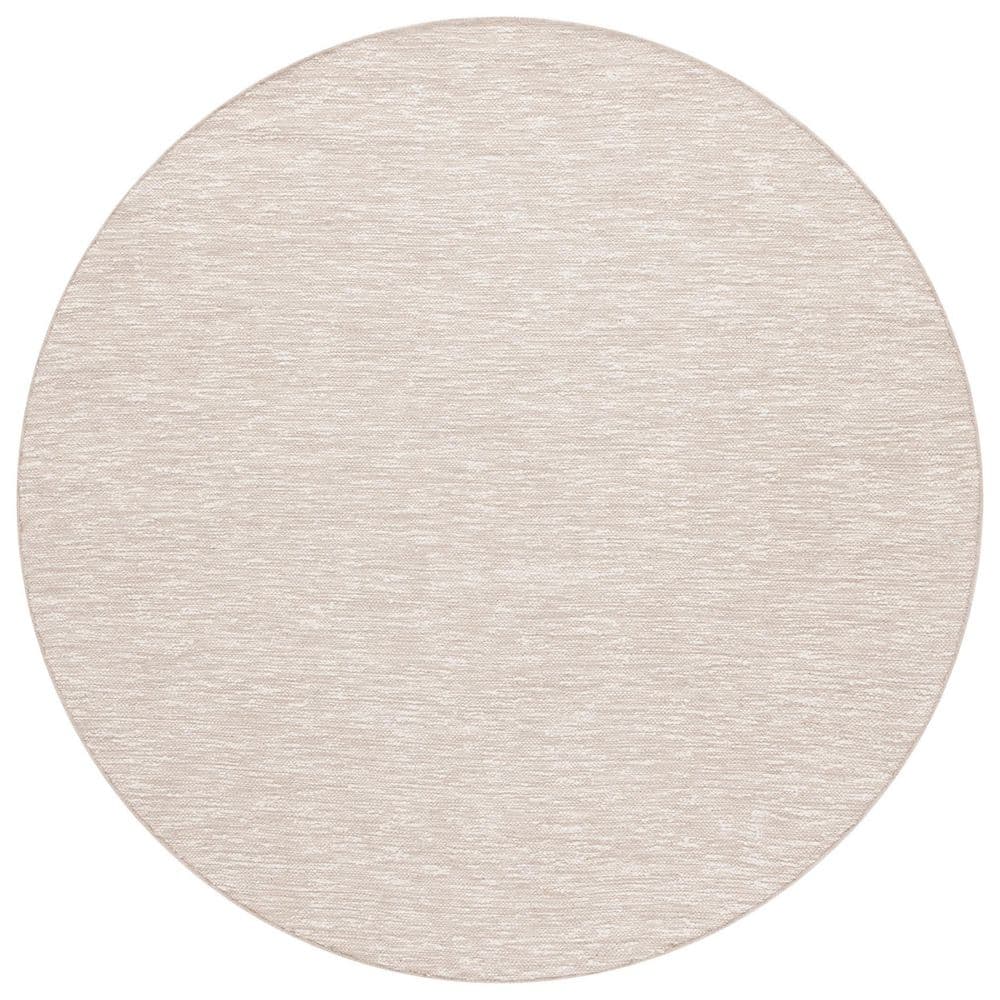 Montauk 6 ft. x 6 ft. Light Gray/Ivory Solid Distressed Round Area Rug price history on PriceWatchPro