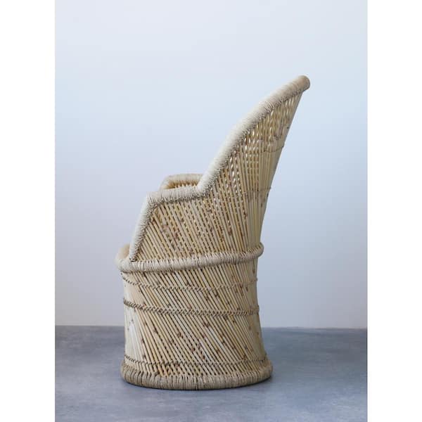 Bamboo and rope chair sale