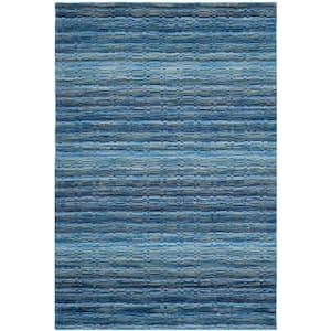 Himalaya Blue/Multi Doormat 2 ft. x 3 ft. Striped Area Rug