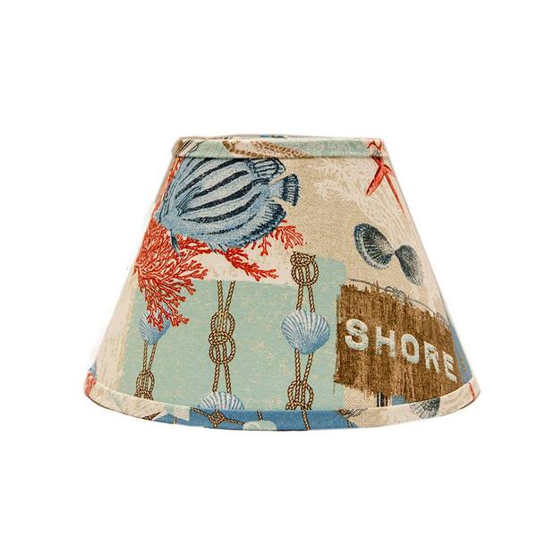 Homestyle 6 in. x 5.55 in. Multi-Colored Lamp Shade