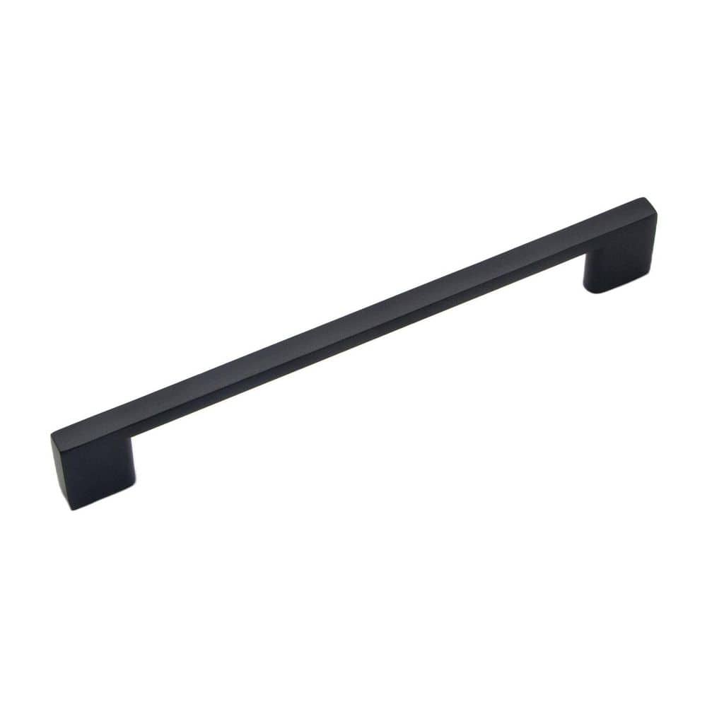 Mod Collection Pull - 6-5/16 in. Center to Center Matte Black Bar Cabinet Pull (10-Pack) price history on PriceWatchPro