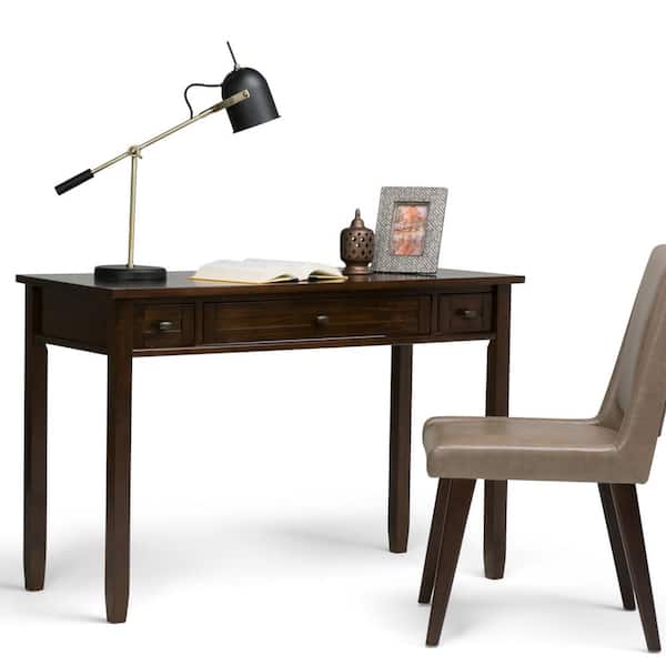 Jamul 72 Modern Solid Teak Wood Home Office Writing Desk.